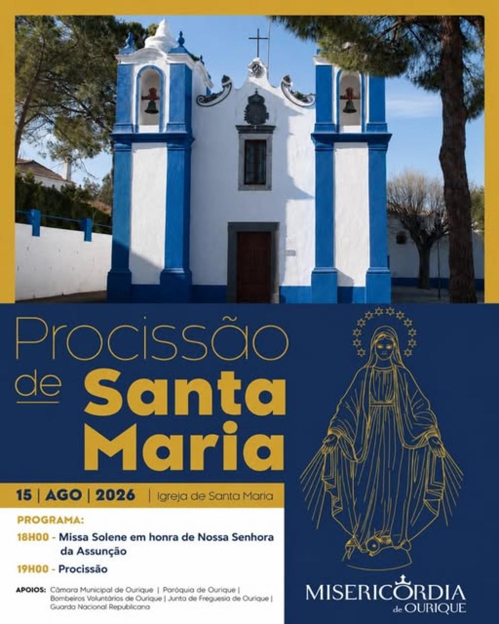 Procissão e Missa de Santa Maria